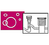 Image of Ace Glass Laboratory Glassware and Equipment -010 Chemraz O-RING 7859-505