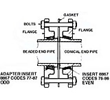 Image of Ace Glass Laboratory Glassware and Equipment 1/2-13X2IN Nut + Bolt 8868-07