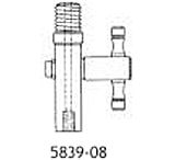 Image of Ace Glass Laboratory Glassware and Equipment 1/4&quot;MPT 1/4&quot;-28UNF Valve 5839-08