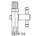 Image of Ace Glass Laboratory Glassware and Equipment 1/4&quot;MPT 1/8&quot;FPT Valve 5839-14