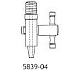 Image of Ace Glass Laboratory Glassware and Equipment 1/4&quot;MPT Male Luer Valve 5839-04