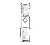 Image of Ace Glass Laboratory Glassware and Equipment 10/30-14/35 Adapter Red 5000-05