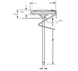 Image of Ace Glass Laboratory Glassware and Equipment -10 To 110C BI-MTL Therm 8322-04