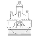 Image of Ace Glass Laboratory Glassware and Equipment 100MM Port 12" 8NK Head 6530-45