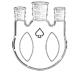 Image of Ace Glass Laboratory Glassware and Equipment 12L 45/50-29/42 Flask 6958-28