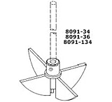 Image of Ace Glass Laboratory Glassware and Equipment 140MM Tef Paddle Agitator 8091-34