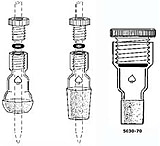 Image of Ace Glass Laboratory Glassware and Equipment 19/22 Midi Adapter Inner 5030-04