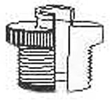 Image of Ace Glass Laboratory Glassware and Equipment #25 24/40 Ptfe Adapter 5026-26