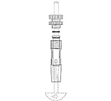 Image of Ace Glass Laboratory Glassware and Equipment 28MM Shaft Ptfe Bearing 8067-55