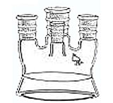 Image of Ace Glass Laboratory Glassware and Equipment 29/42 4NK Reac Flask Head 6488-15