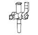 Image of Ace Glass Laboratory Glassware and Equipment 3-WAY Plastic Stopcock 5851-10
