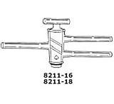 Image of Ace Glass Laboratory Glassware and Equipment 4MM Hi Vac S/C Sld (GB) 8211-18