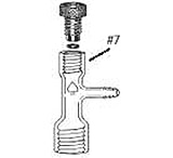 Image of Ace Glass Laboratory Glassware and Equipment #7-#50 Feed Tube W/HC 5827-30