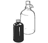 Image of Ace Glass Laboratory Glassware and Equipment 8 OZ. Boston Bottle Rnd 5546-08