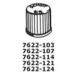 Image of Ace Glass Laboratory Glassware and Equipment Gl 14 Pbt Red Cap 7622-103