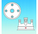 Image of Ace Glass Laboratory Glassware And Equipment Head 200mm 5 Neck 45/50 24/40 6530-36