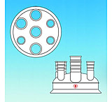 Image of Ace Glass Laboratory Glassware And Equipment Head 200mm 7 Neck 45/50 45/50 6530-38