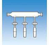 Image of Ace Glass Laboratory Glassware and Equipment Manifold 310MM 14/20 3 Port 8740-03