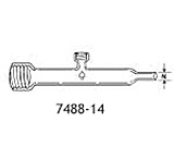 Image of Ace Glass Laboratory Glassware and Equipment Mnfd 50MMIDX48"LG 2-7THDS 7488-15-48-2