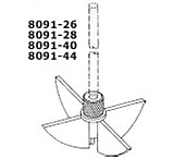 Image of Ace Glass Laboratory Glassware and Equipment Ptfe Agitator 5 1/2 8091-26
