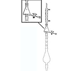 Image of Ace Glass Laboratory Glassware and Equipment Solvent Recov Still "C" 6614-30