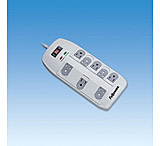 Image of Ace Glass Laboratory Glassware and Equipment Surge + Noise Power Strip 12207-36