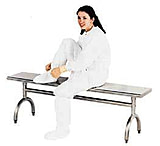 Image of Advance Tabco Gowning Bench Ss 84X10IN BKR-7