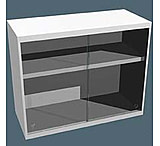 Image of Air Control Wall 2-SLD Glass Dr Unframed AC-240-3630