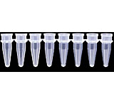 Image of Axygen PCR Tube Strips and Cap Strips, Axygen Scientific PCR-0208-Y Strips Of Eight Tubes