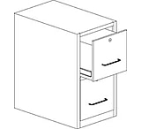 Image of Bandy Cabinet 2 Drawer 15X24X27 NO.4 CBN00016