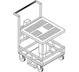 Image of Bandy Cart Lift S/S 24X24X26 NO.4 CRT01029