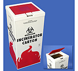 Image of Bel-Art Bag HOLDER/CARTON Cvr WHT/RED F132040000