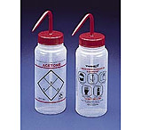 Image of Bel-Art Safety Wash Bottles, Low-Density Polyethylene, Wide Mouth 116460638 500 Ml (17 oz.) Capacity, Pack of 6