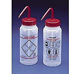 Image of Bel-Art Safety Wash Bottles, Low-Density Polyethylene, Wide Mouth F116460617 500 Ml (17 oz.) Capacity, Pack of 6