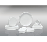 Image of Berlin Packaging Cap White Ribbed 120-400 Cs242 CAP-00326