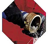 Image of Best Manufacturing Glove Blk Knght 35.6CM Lg PK12 7714R-10, Case of 6 / Pack of 12