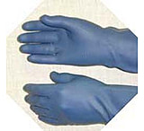 Image of Best Manufacturing Gloves Blue Latex Lrg PK12PR VMUPL-09, Case of 12 / Pack of 12