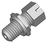 Image of Bio-Chem Fluidics Tube End Fitt (GREY) 1/16 2108