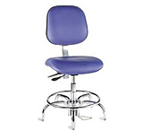 Image of Bio Fit Cleanroom/ESD Chairs, 4V Series, BioFit 4V61KVUV Class 100 Cleanroom/ESD Chairs (Ship Now! Models)