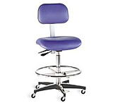 Image of Bio Fit Cleanroom/ESD Chairs, 4W Series, BioFit 4W43-C1-K Class 1 Cleanroom/ESD Chairs