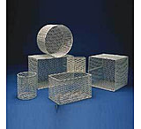 Image of Black Machine Baskets, Epoxy-Coated Aluminum E101/H Rectangular