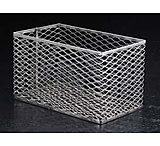 Image of Black Machine Test Tube Baskets, Stainless Steel, Black Machine SS305/B Rectangular