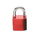 Image of Brady Worldwide Alum Padlock 1 Kd Red PK6 51360