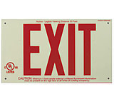 Image of Brady Worldwide Exit Sign Unframd Bradyglo Rd 87807