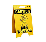 Image of Brady Worldwide F. Sign CAUT. Men Working SF652E