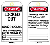 Image of Brady Worldwide L/O L/O Tag B837 Hdty Ply Sdny 65526