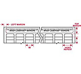Image of Brady Worldwide Lasertab Labels B-361 MAT'L 89404