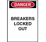 Image of Brady Worldwide Magnetic Sign Danger Breakers 66005