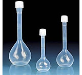 Image of BrandTech Volumetric Flasks with Screw Caps, PFA, Class A, BrandTech V107597, Pack