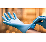 Image of Cardinal Health Gloves Exam Nitrile L PK100 8898N, Case of 10 / Pack of 100